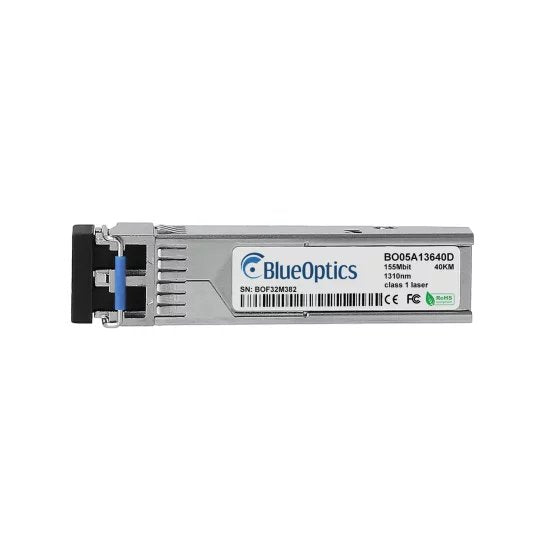 Blueoptics Avago Afct-5765npz Blueoptics Bo05a13640d Sfp Transceiver, 100base-Lh, Singlemode Fiber, 1310nm, 40km