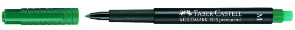 Rotulador Permanente Faber-Castell Multimark M, Verde