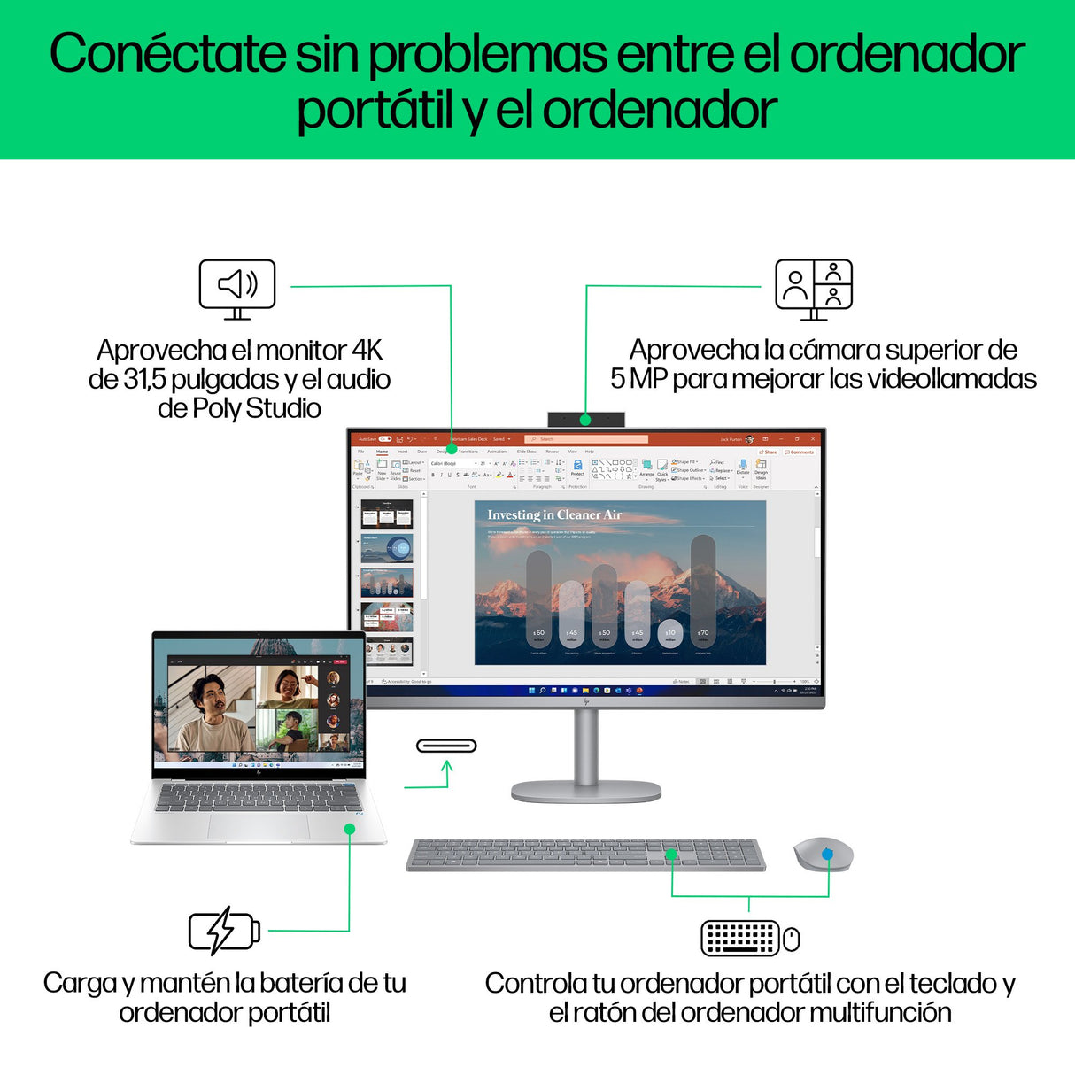 EAN 0199642227309 - HP OmniStudio X 32-c0022ns PC Intel Core Ultra 5 125H 80 cm (31.5") 3840 x 2160 Pixeles PC todo en uno 16 imagen 8