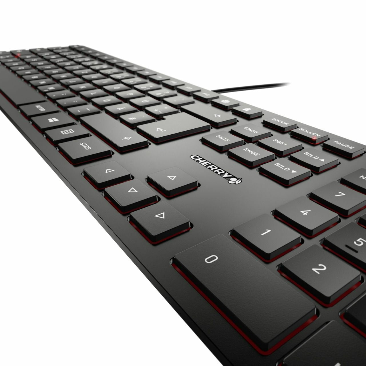 Teclado Español Cherry Kc 6000 Slim Usb Negro