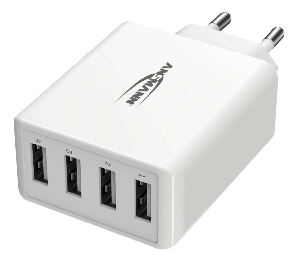 Ansmann Cargador Pared Usb 5v Dc 3000ma 30w 4xusb Blanco
