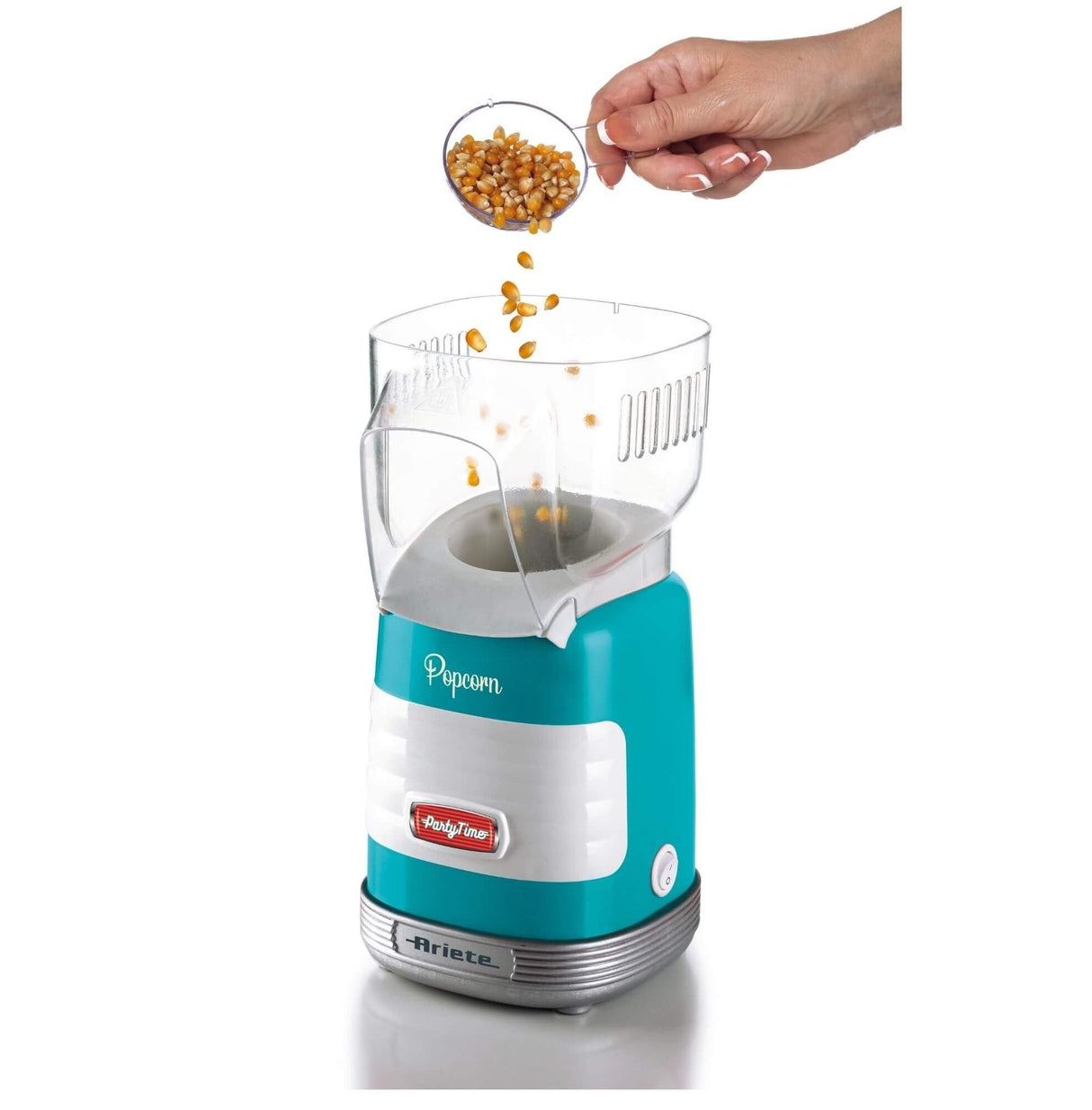 Ariete Pop Corn Party Time Palomitas De Maiz Poppers Azul, Transparente 1100 W