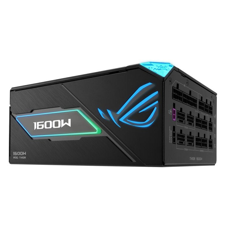 Asus Rog Thor 1600w Titanium Iii Evo (Rog Equalizer) (Negro, 2x 12 Pin High Power Gpu, 4x Pcie, Gestión De Cables, 1600 Watt) 90ye00vb-B0na00
