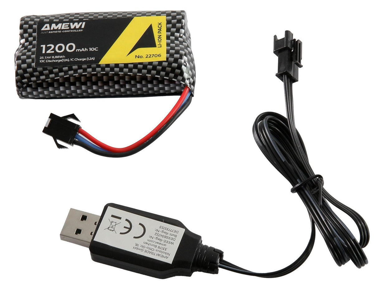 EAN 4262500341212 - Amewi Toyota Land Cruiser Crawler 4WD 1:12 RTR modelo controlado por radio Buggy Motor eléctrico imagen 2