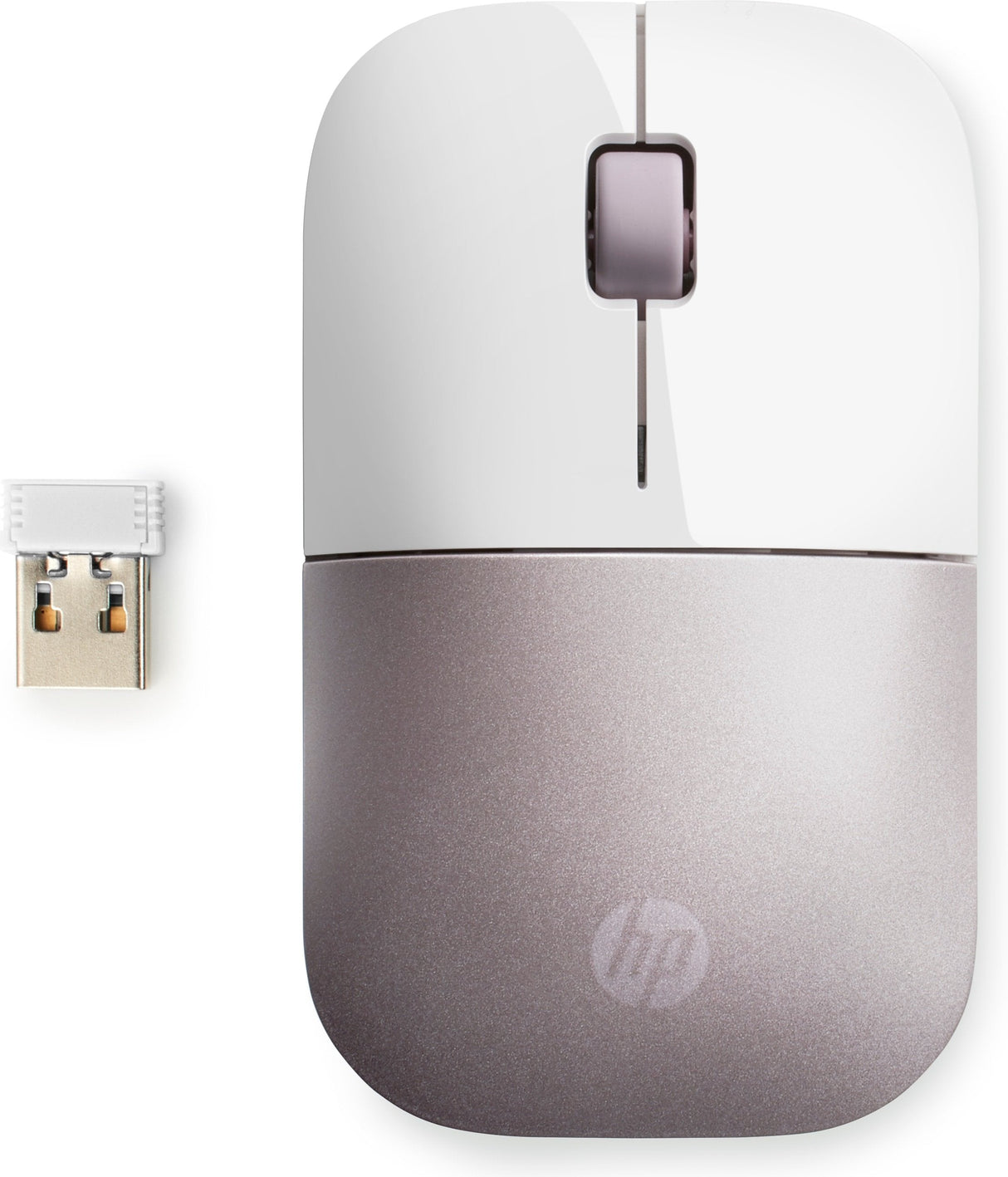 EAN 0193424531004 - HP Wireless Mouse Z3700 - White/Pink ratón Ambidextro RF inalámbrico 1200 DPI imagen 1