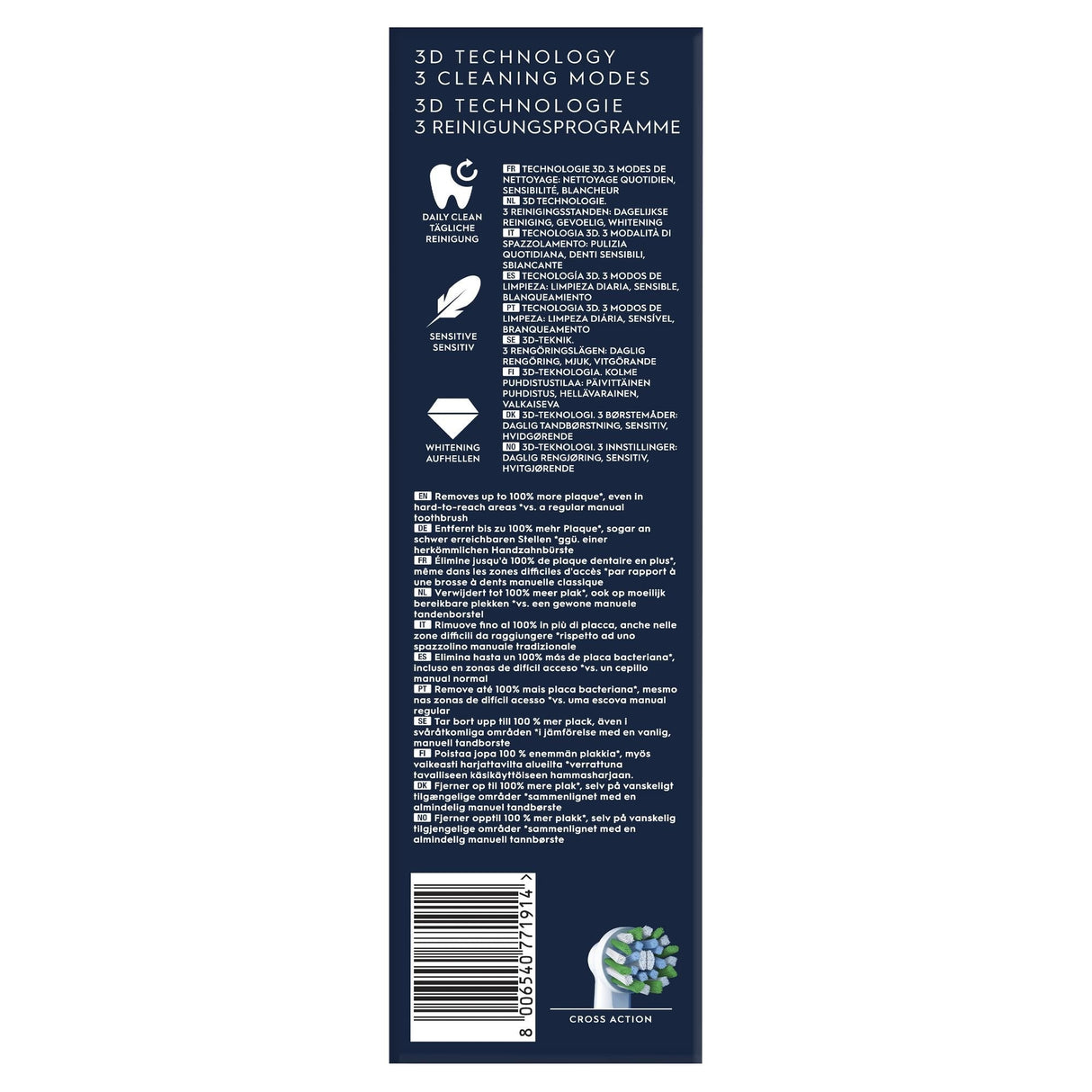 Cepillo Oral-B Series Pro 1 Caribeean Eléctrico