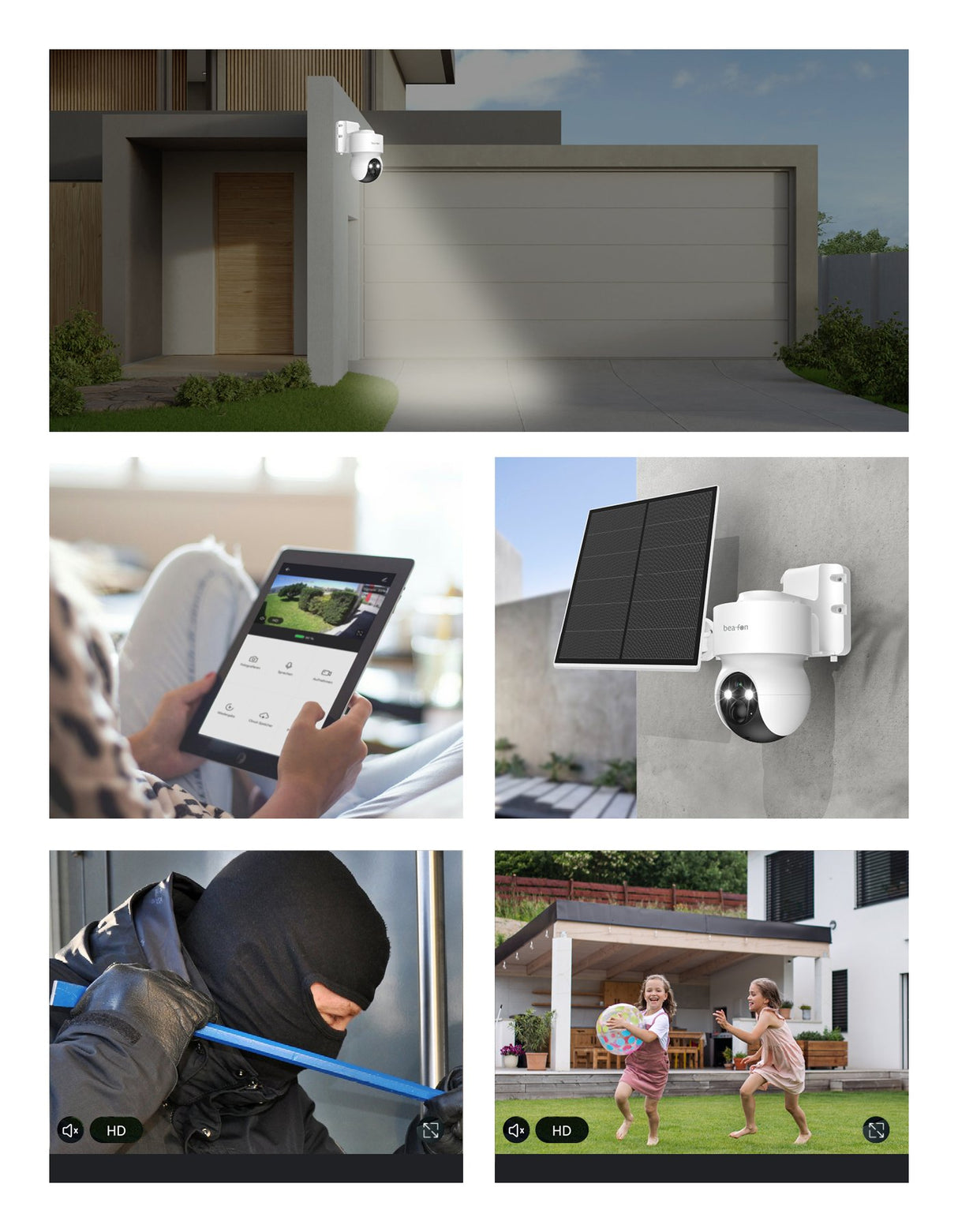 EAN 9120124820665 - Beafon SAFER 3S Pro Almohadilla Cámara de seguridad IP Exterior 2304 x 1296 Pixeles Pared imagen 3