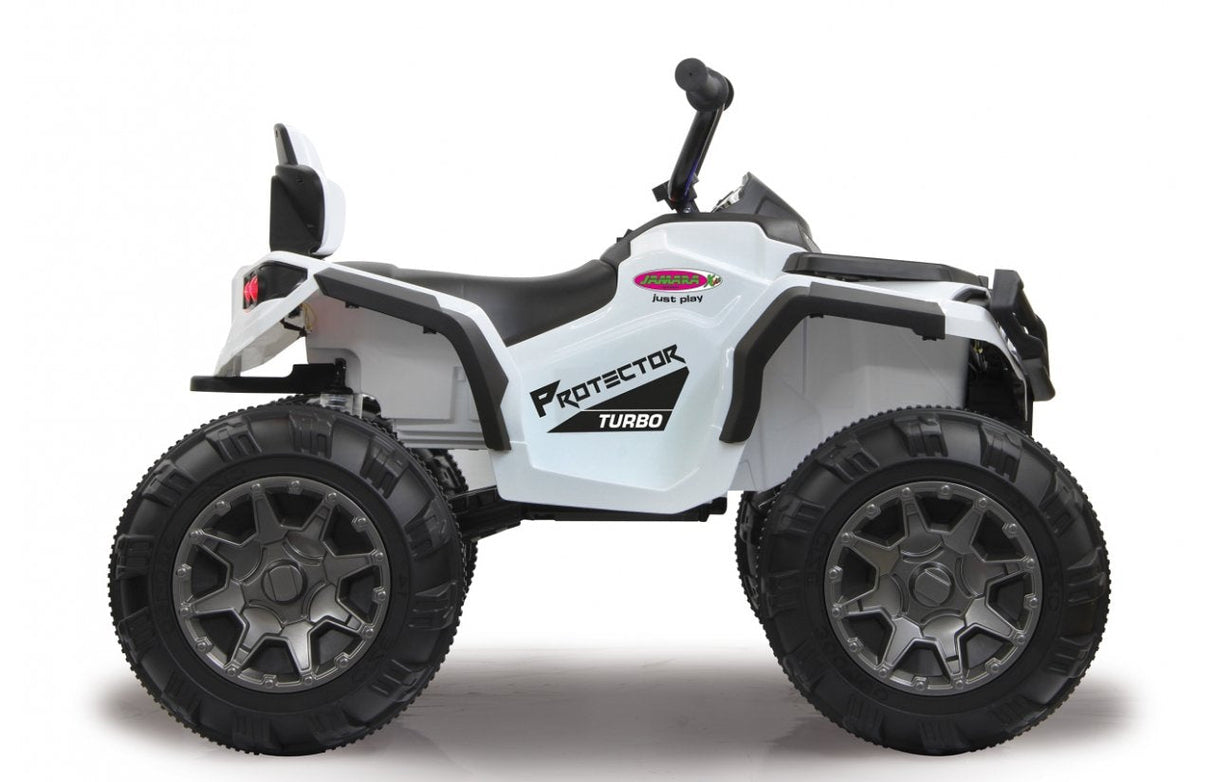 Jamara Correpasillos Protector Quad, Vehículo Infantil Blanco, 12 V