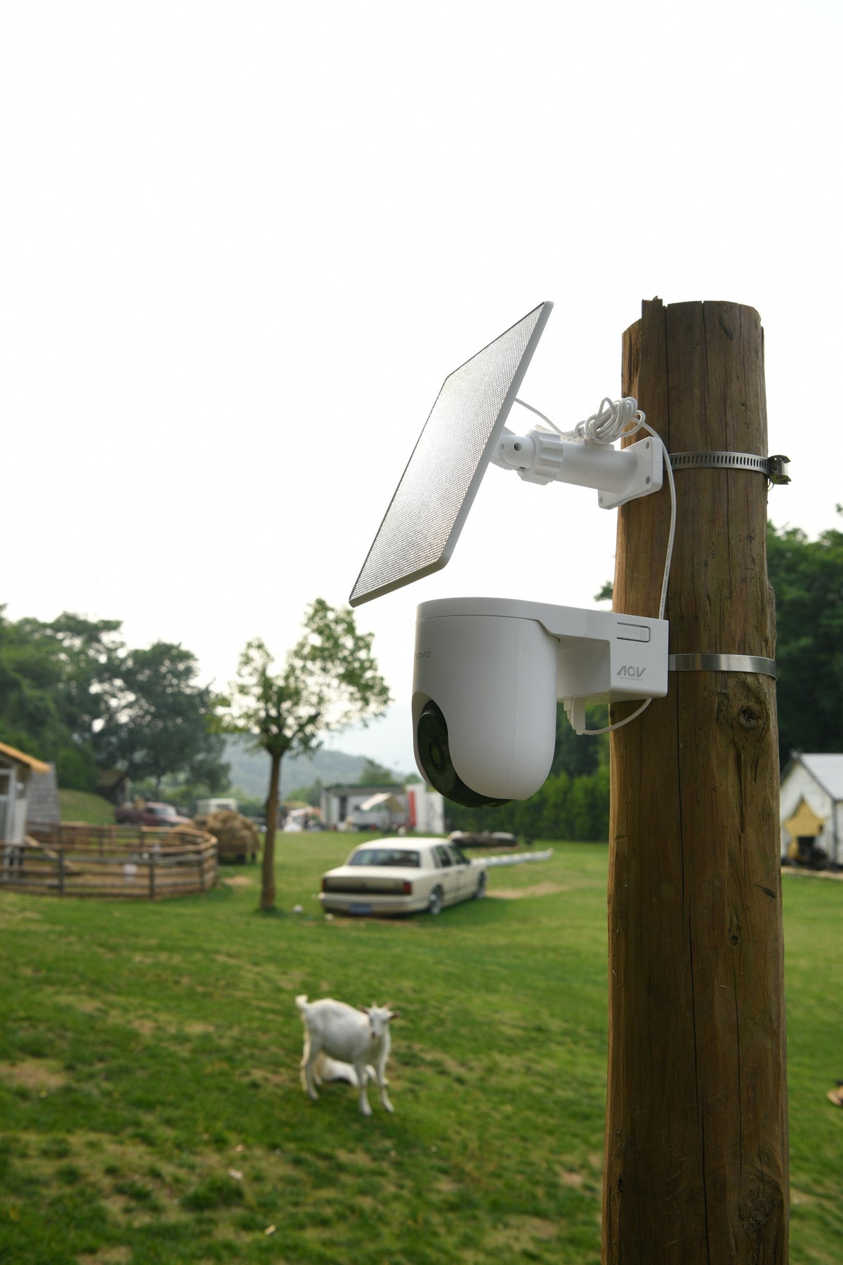 Ezviz Camara Wifi Exterior Hb8 2k+ 4mp Panoramica/Inclinacion Con Bateria