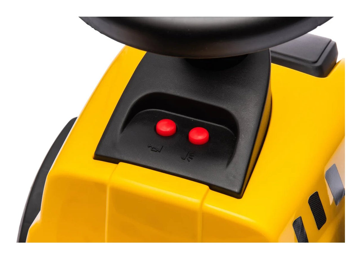 Jamara Rutscher Caterpillar Traktor Con Anhänger 2in1 Amarillo