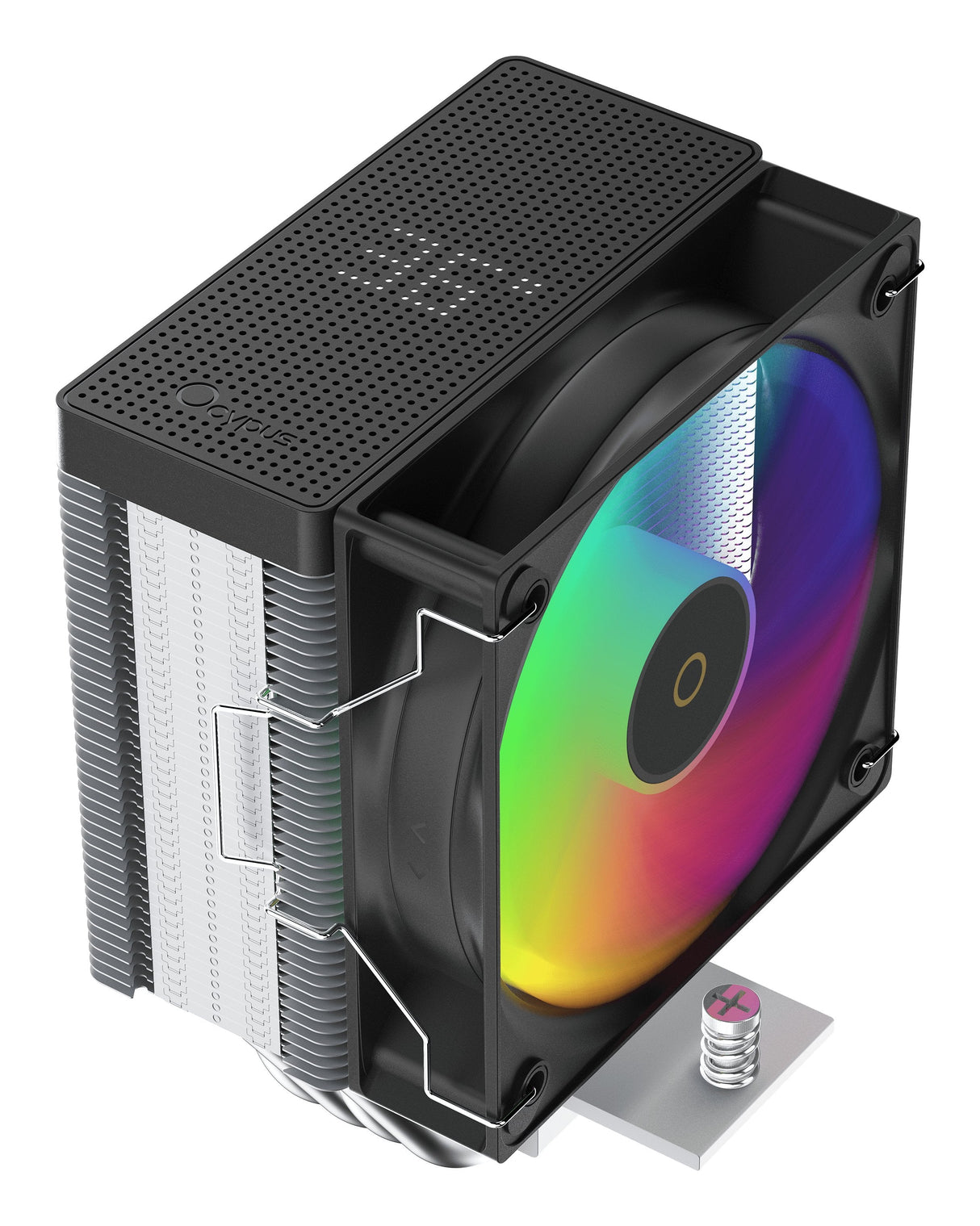 Ocypus Gamma A40 Argb Digital (Negro, 100 Mm) Gamma-A40-Bk1nawd00x-Gl
