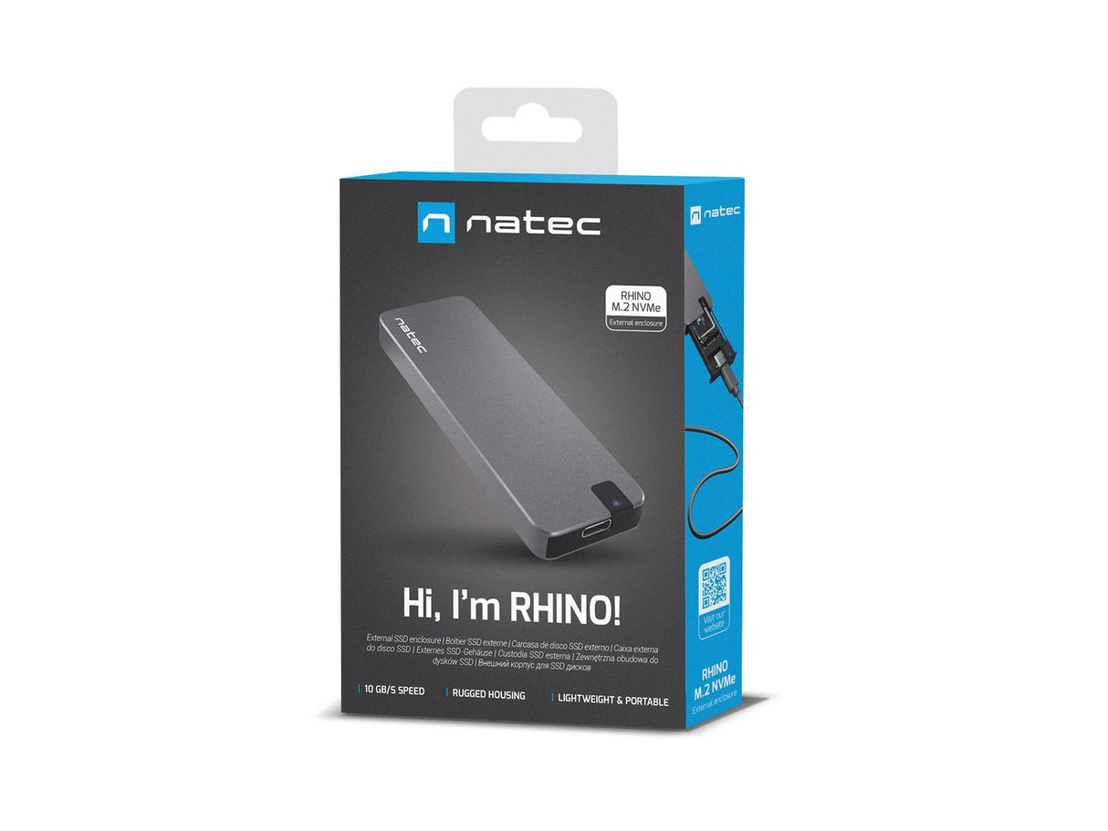Carcasa Ssd Natec Rhino M.2 Nvme Aluminio