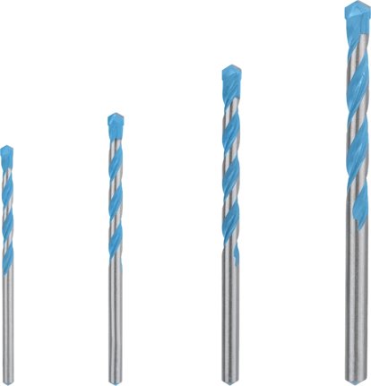 Set De 4 Brocas Expert Cyl-9 Multiconstruction: Set Robustline Medidas 4mm, 5mm, 6mm, 8mm 2608900645 Bosch