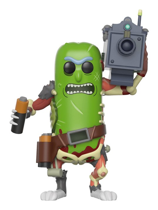 Funko Pop Animation Vinyl Rick Y Morty Pickle Rick Con Laser 9cm