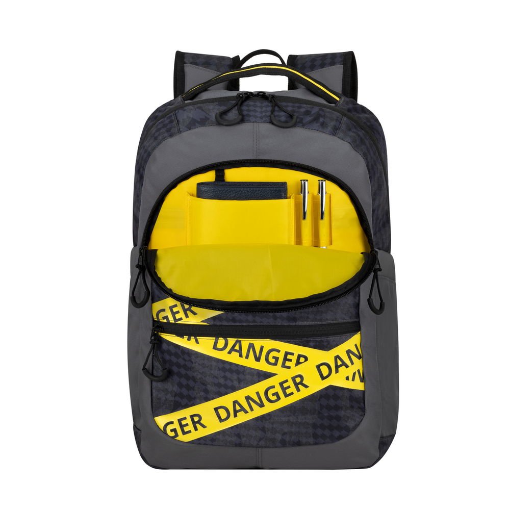 Mochila Riva Nb Erehs 15,6" Gris Camo 5431