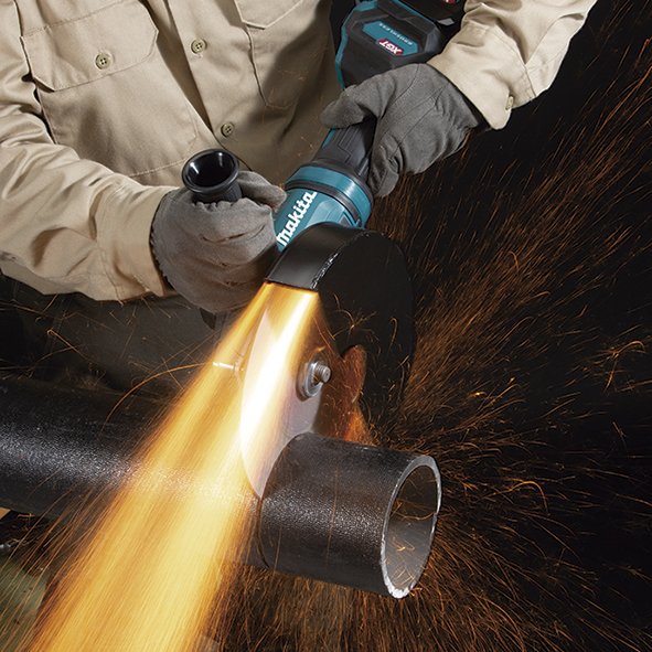 Makita Amoladora Angular Inalámbrica Ga038gt201 Xgt, 40 Voltios Ga038gt201