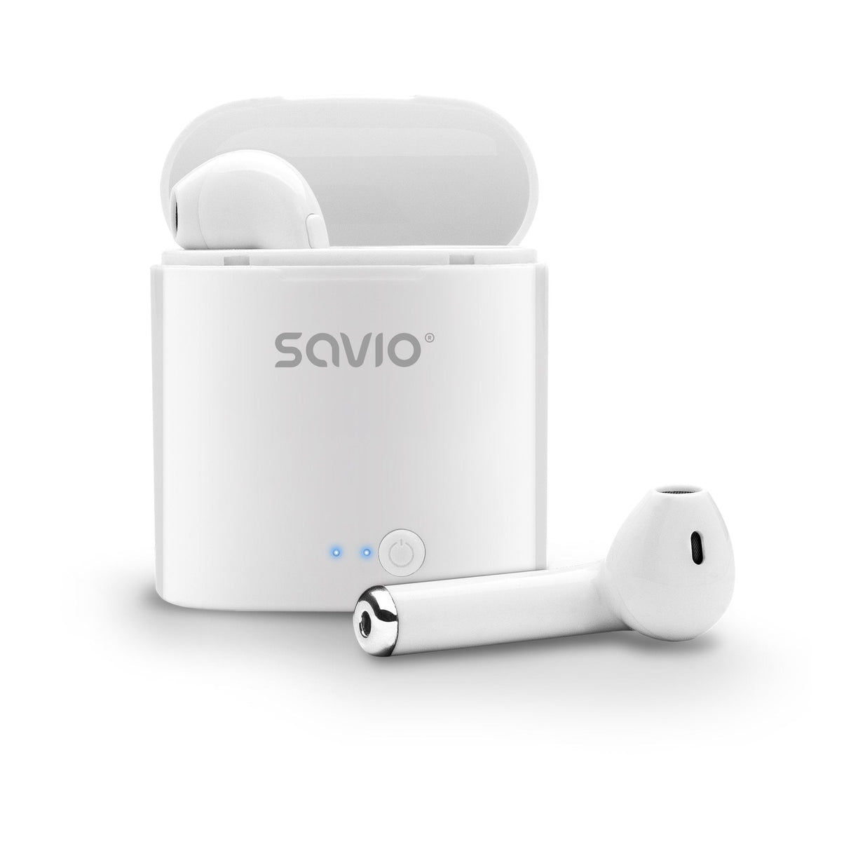 EAN 5901986044833 - Savio TWS-01 Białe Auriculares Inalámbrico Dentro de oído Llamadas/Música/Deporte/Uso diario Bluetooth Bl imagen 2