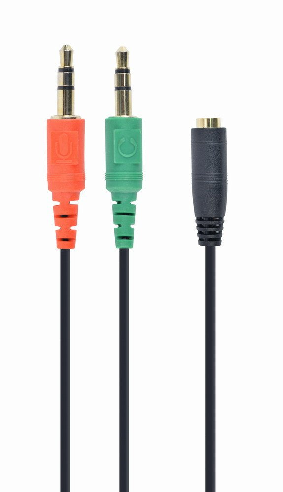 EAN 8716309097468 - Gembird CCA-418 cable de audio 0,2 m 3,5mm 2 x 3.5mm Negro, Verde, Rojo imagen 1