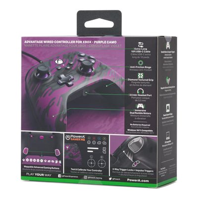 Mando Xbox Series X/S Purple Wrls Camo
