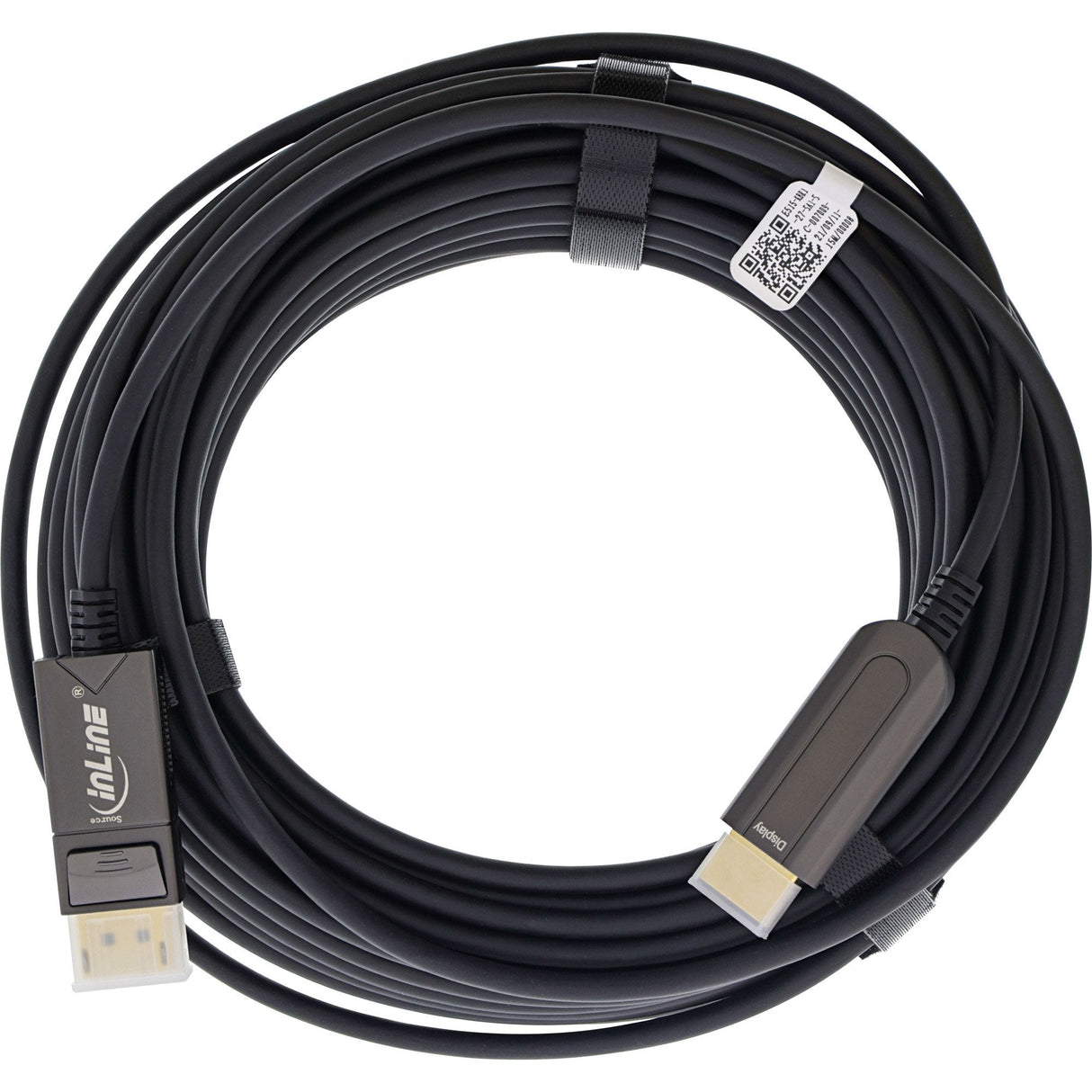 Cable Inline Displayport A Hdmi Aoc, 4k/60hz, Negro, 25m