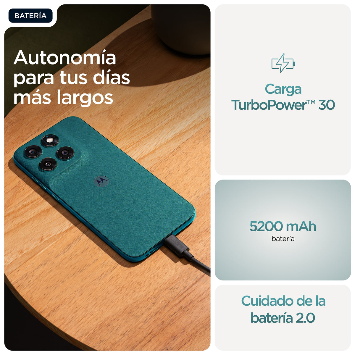 Motorola Moto G77 17,3 Cm (6.8") Ranura Híbrida Dual Sim Android 16.0 5g Usb Tipo C 8 Gb 128 Gb 5200 Mah Verde