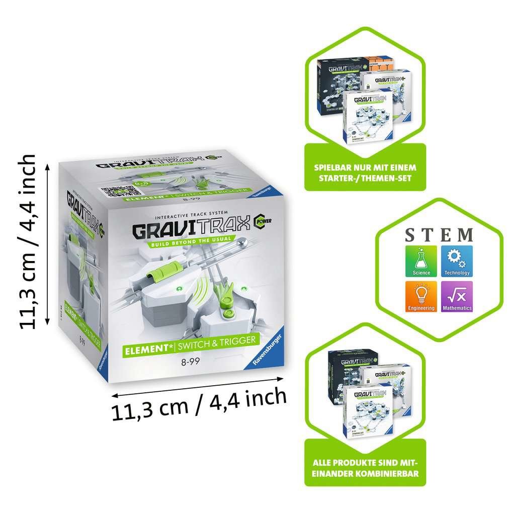 Interruptor Y Gatillo Ravensburger Gravitrax Power Elements 26214