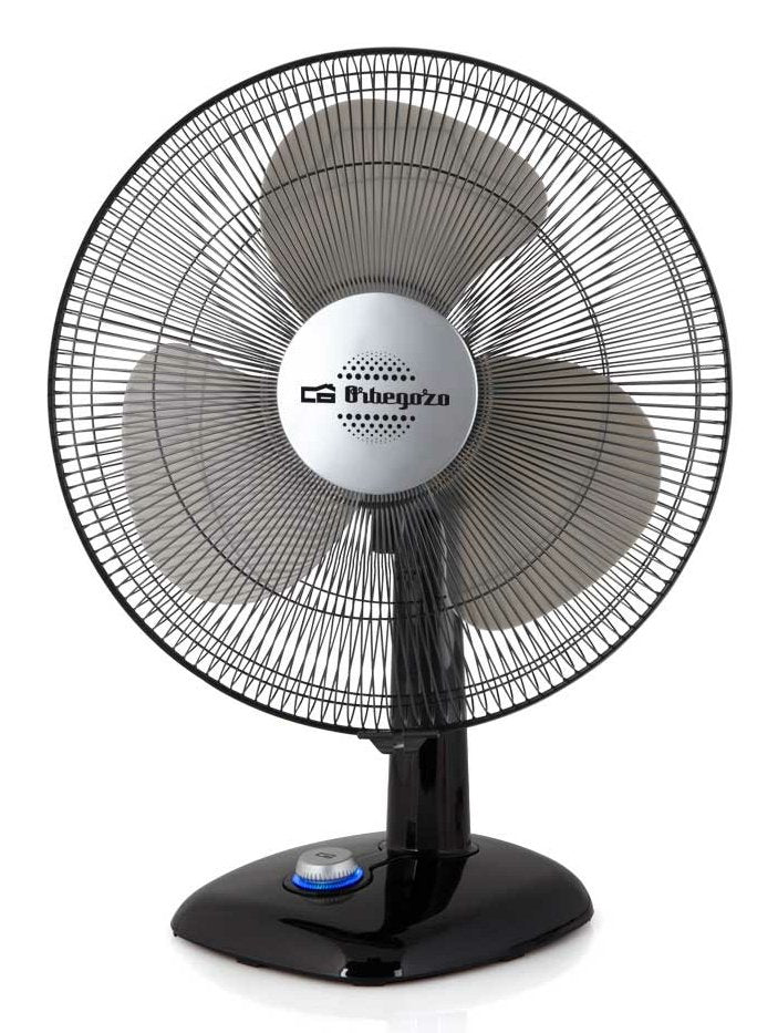 Ventilador De Sobremesa Orbegozo Tf 0124 25w 3 Aspas 20cm 2 Velocidades