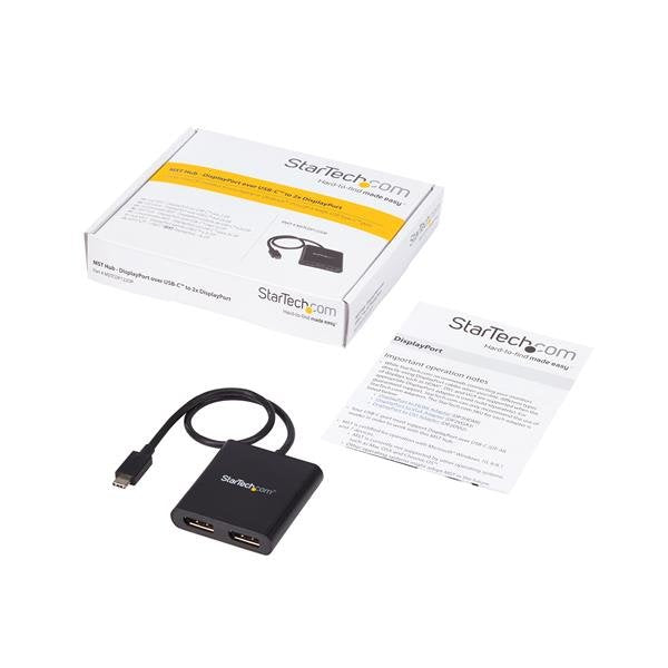EAN 0065030864497 - StarTech.com MSTCDP122DP Adaptador gráfico USB 3840 x 2160 Pixeles Negro imagen 8