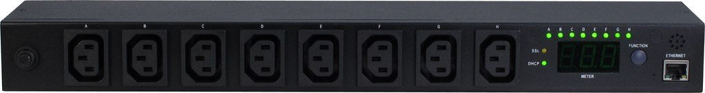 Inter-Tech Sw-1081 Unidad De Distribución De Energía (Pdu) 8 Salidas Ac 1u Negro, Regleta Negro, Conmutado, 1u, Horizontal, Acero Inoxidable, Negro, Lcd