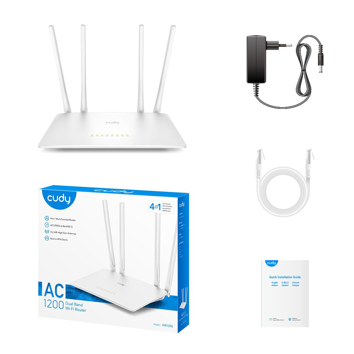 Cudy Ac1200 Wi-Fi Router