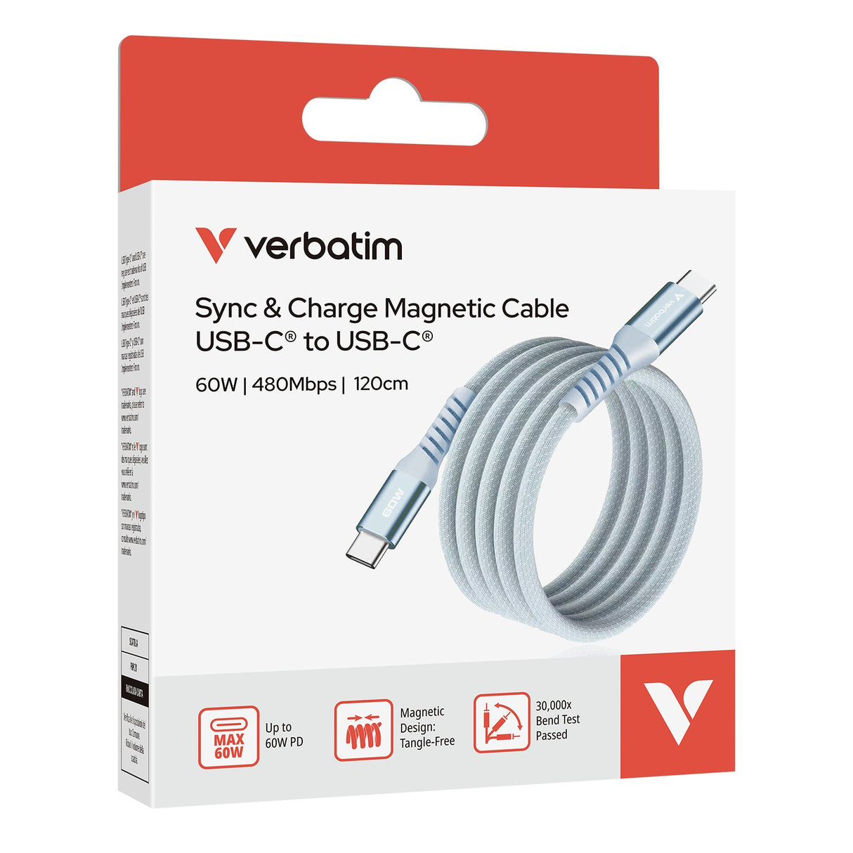 EAN 0023942318521 - Verbatim 31852 cable USB USB 2.0 1,2 m USB C Azul imagen 7