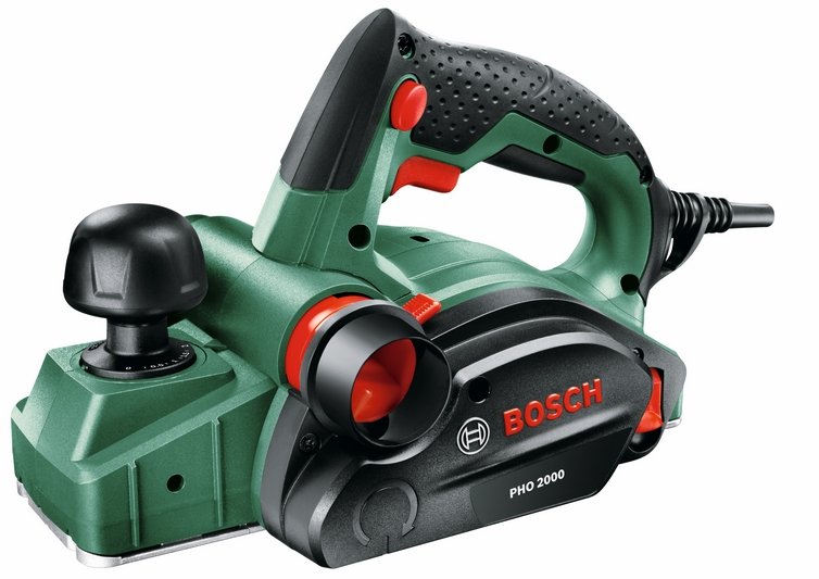 Bosch Bricolaje Y Jardín Cepillo Eléctrico Pho 2000 Verde/Negro, 680 Vatios 06032a4100
