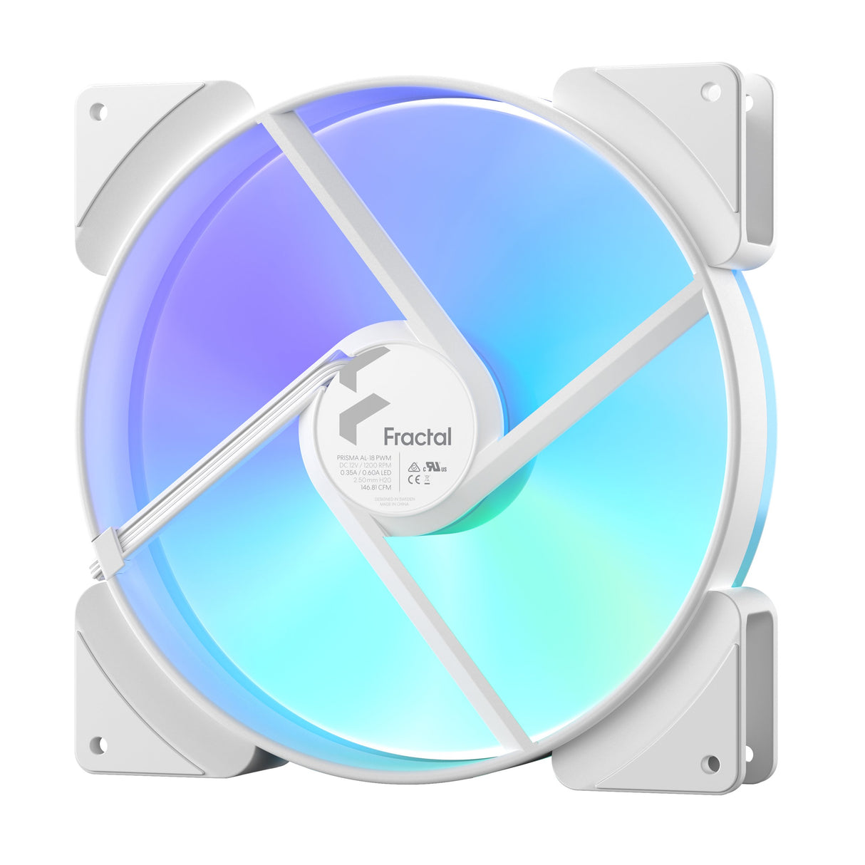 EAN 7340172705734 - Fractal Design Prisma AL-18 PWM Carcasa del ordenador Ventilador 18 cm Blanco 1 pieza(s) imagen 6