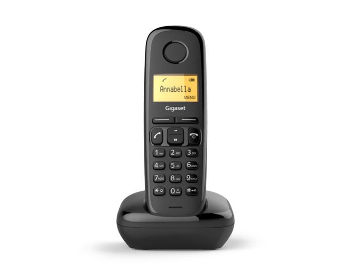 Gigaset A170 Teléfono Dect/Analógico Identificador De Llamadas Negro