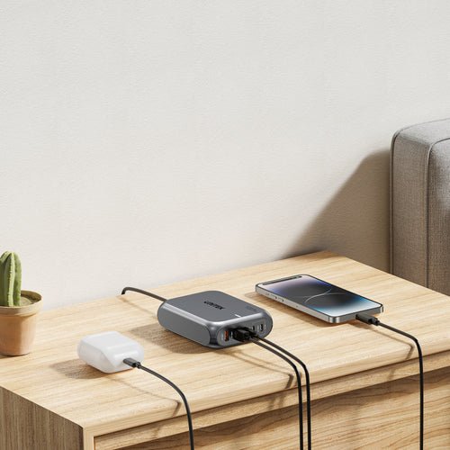 EAN 4894160057372 - UNITEK P1234AGY01-EU 188W Universal Gris Oscuro USB Carga rápida Interior imagen 6