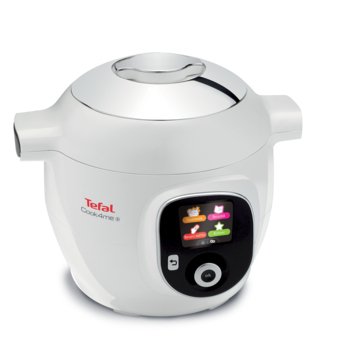 Tefal Cy851130 Olla Multi-Cocción 6 L Cromo, Blanco