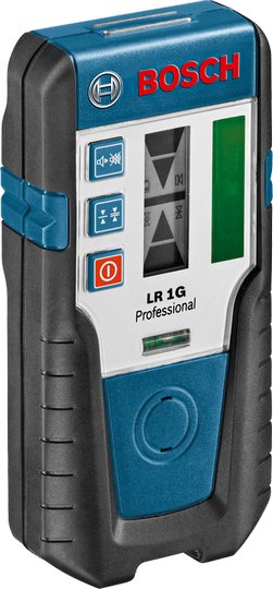 Bosch Professional Receptor Láser Lr 1 G Professional Azul/Negro, Para Láser Giratorio Grl 300 Hvg 601069700