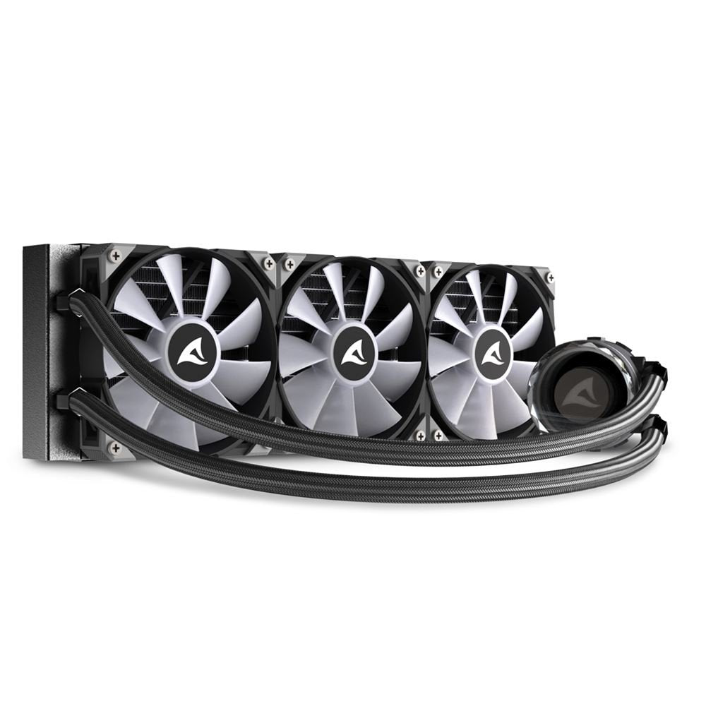 EAN 4044951038015 - Sharkoon S90 RGB Carcasa del ordenador, Procesador Sistema de refrigeración líquida todo en uno 12 cm Neg imagen 4