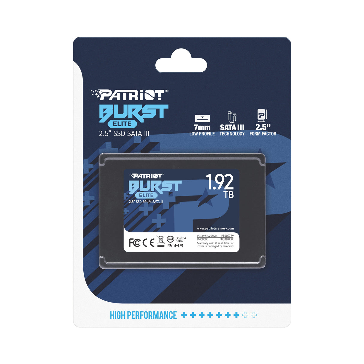EAN 0814914027776 - Patriot Memory Burst Elite 1,92 TB 2.5" Serial ATA III imagen 6