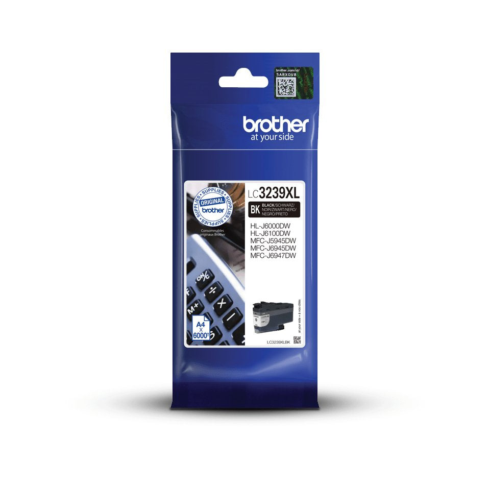Brother Lc3259xlpbk Cartucho Dtinta Negra Alta Capacidad De 6 000 Pages