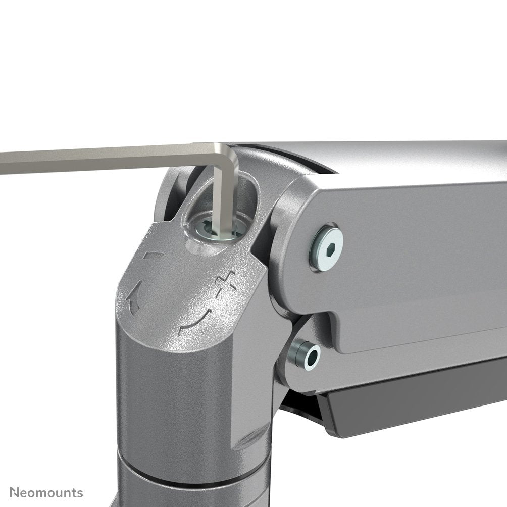 Soporte 3 Monitores Tis Neomounts 10-27" Silver Max.15kg Nm-D775d