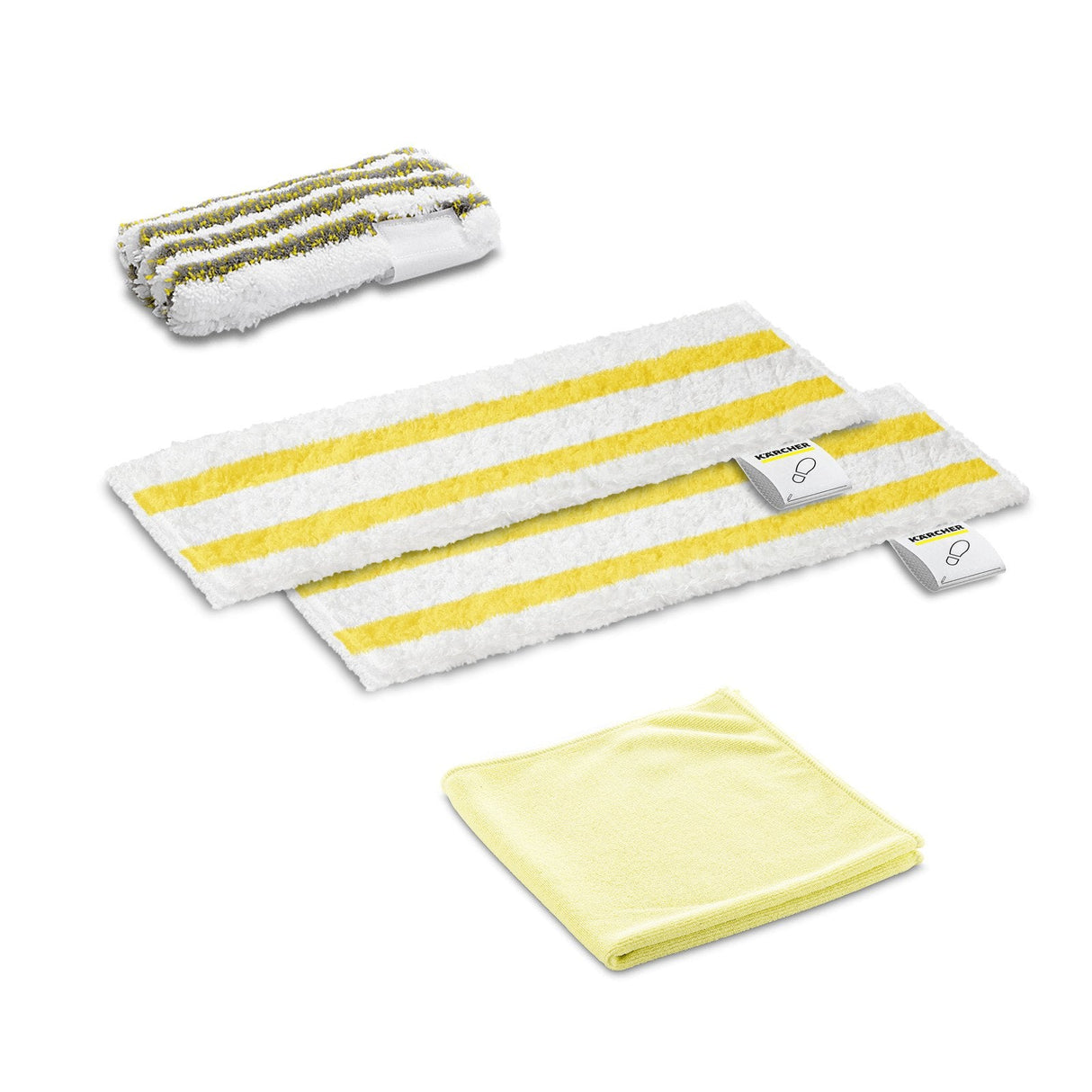 Kärcher Starter Set De Paños 2.863-346.0 (Blanco/Amarillo, Para Limpiador A Vapor Easyfix)