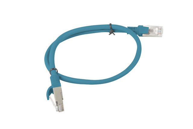 Lanberg Cable De Red Apantallado Pcf5-10cc-0050-B,Rj45,Ftp,Cat 5e,0.50m,Azul