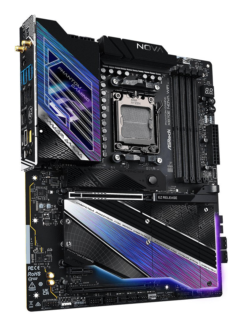 EAN 4710483949654 - Asrock MK X870E NOVA WIFI AMD X870E Zócalo AM5 ATX imagen 4