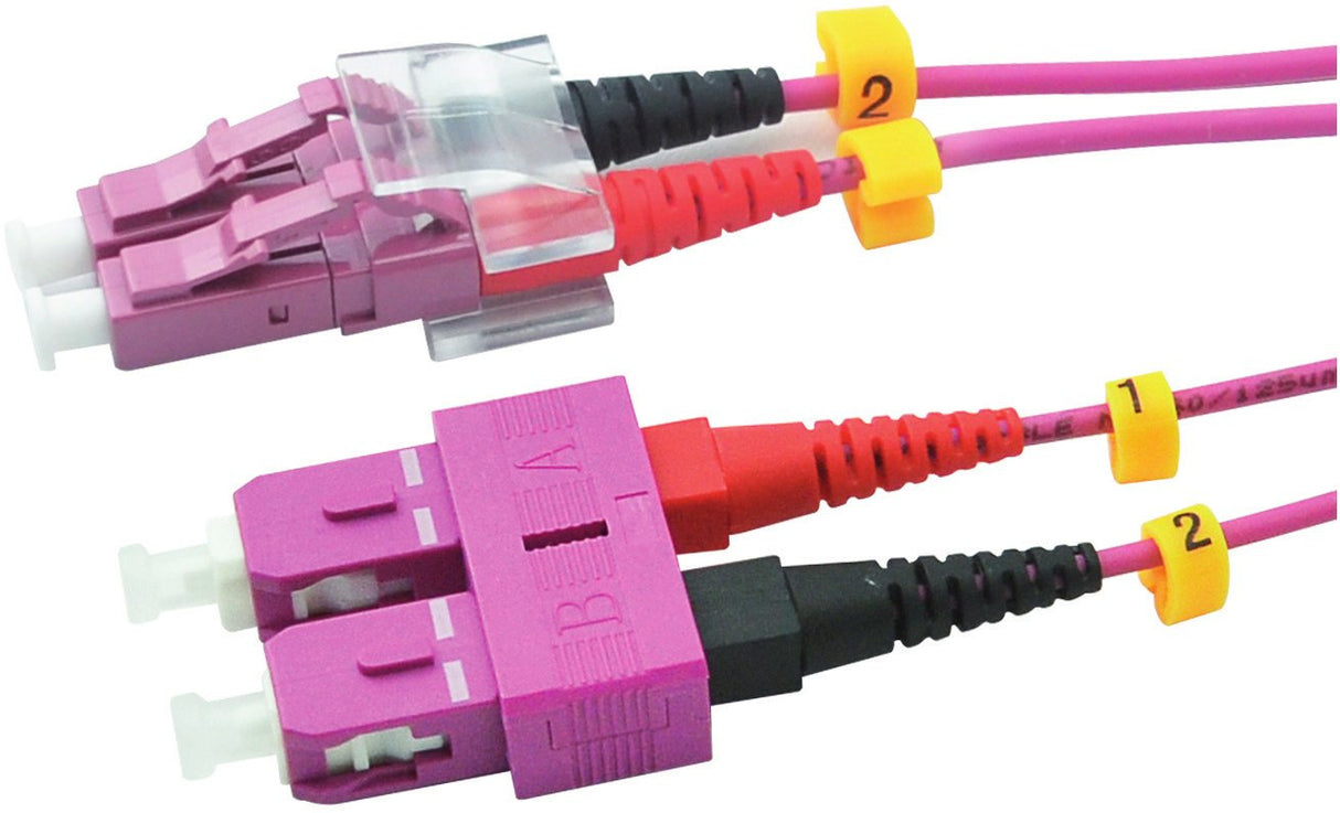 Red 2716-10-0026 Lwl-Duplex Cable De Red Lc Sc 1,0m Om4 Violett
