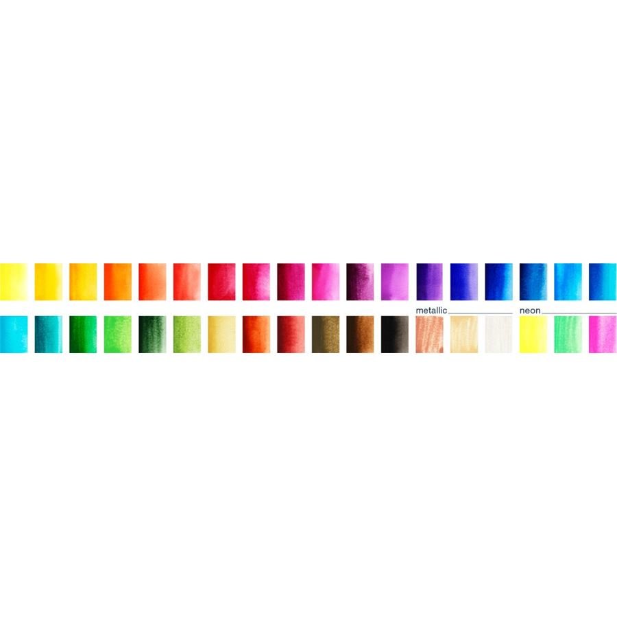 EAN 6933256641670 - Faber-Castell 169736 pintura a base de agua Multi Paleta 36 pieza(s) imagen 3