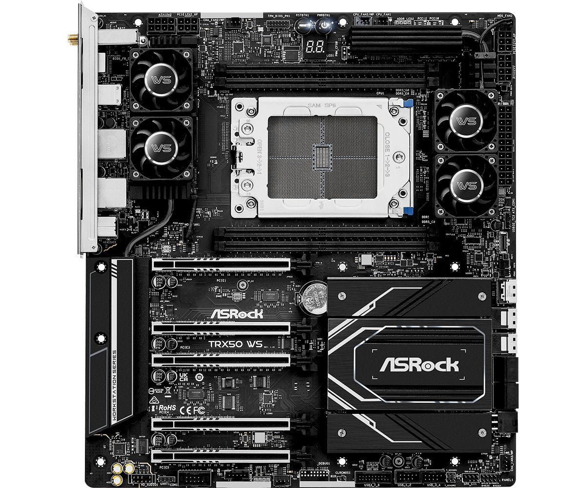 EAN 4710483944529 - Asrock TRX50 WS AMD TRX50 Socket sTR5 ATX extendida imagen 2