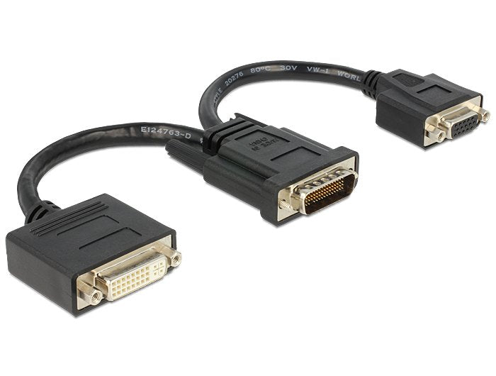 EAN 4043619655557 - DeLOCK 65555 adaptador de cable de vídeo 0,2 m DMS DVI-I Negro imagen 1