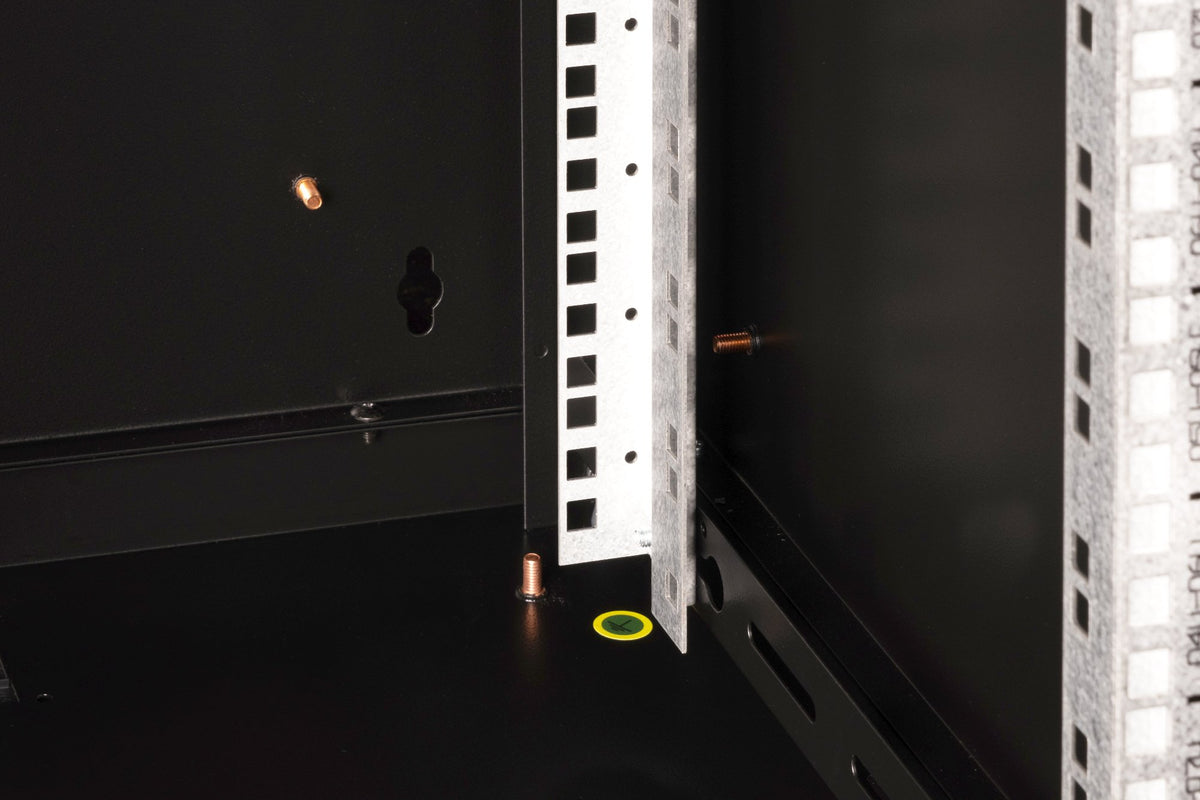 EAN 4016032257646 - Digitus DN-19 09U-6/6-SW armario rack 9U Bastidor de pared Negro imagen 3