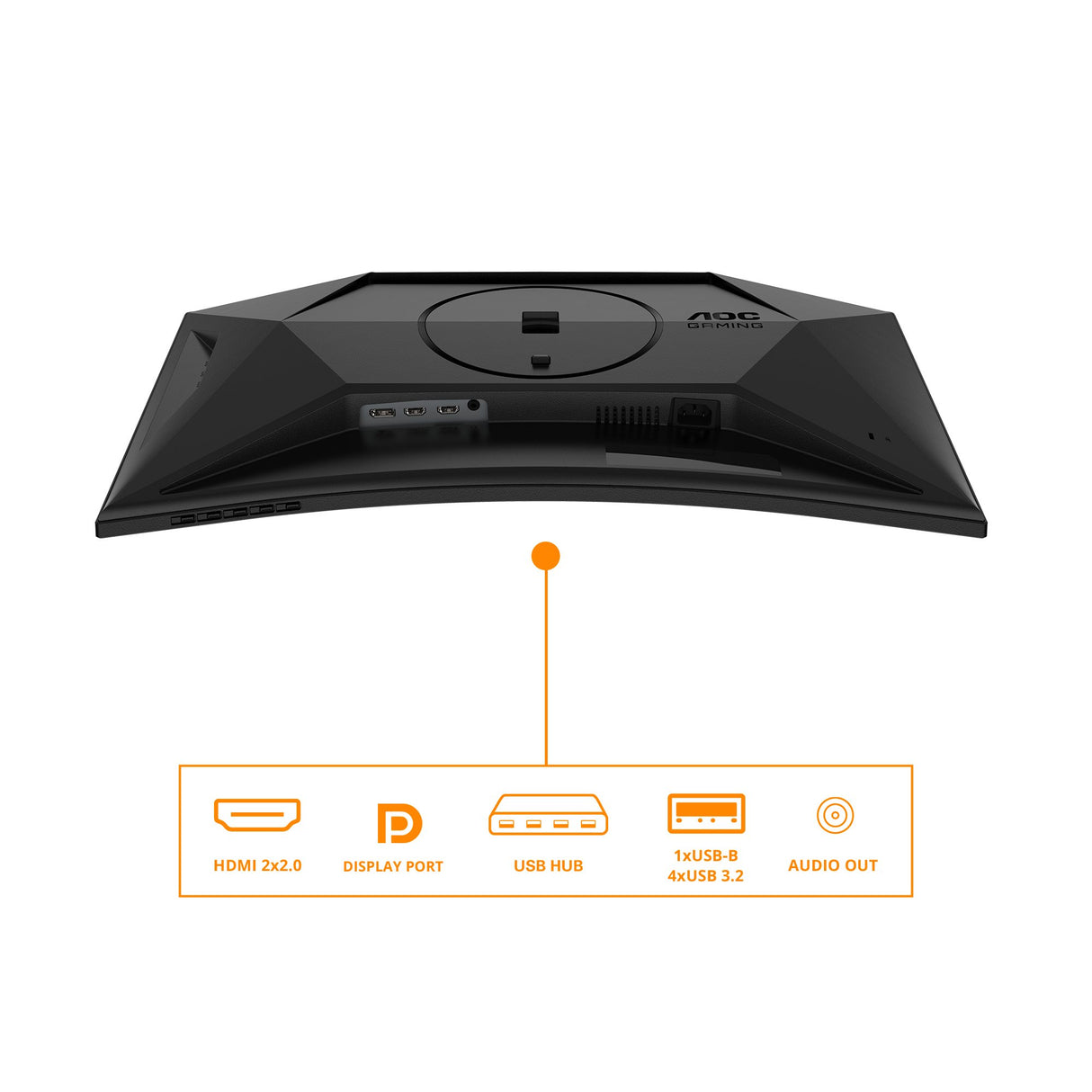 EAN 4038986181488 - AOC G4 C27G4ZXU pantalla para PC 68,6 cm (27") 1920 x 1080 Pixeles Full HD LED Negro imagen 4